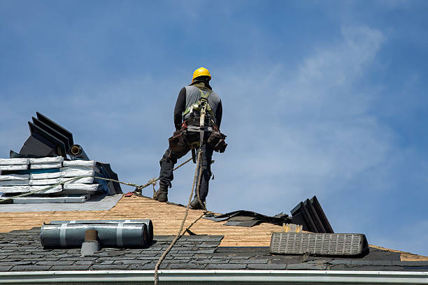 Professional Roofing technician working in Fairview, NJ